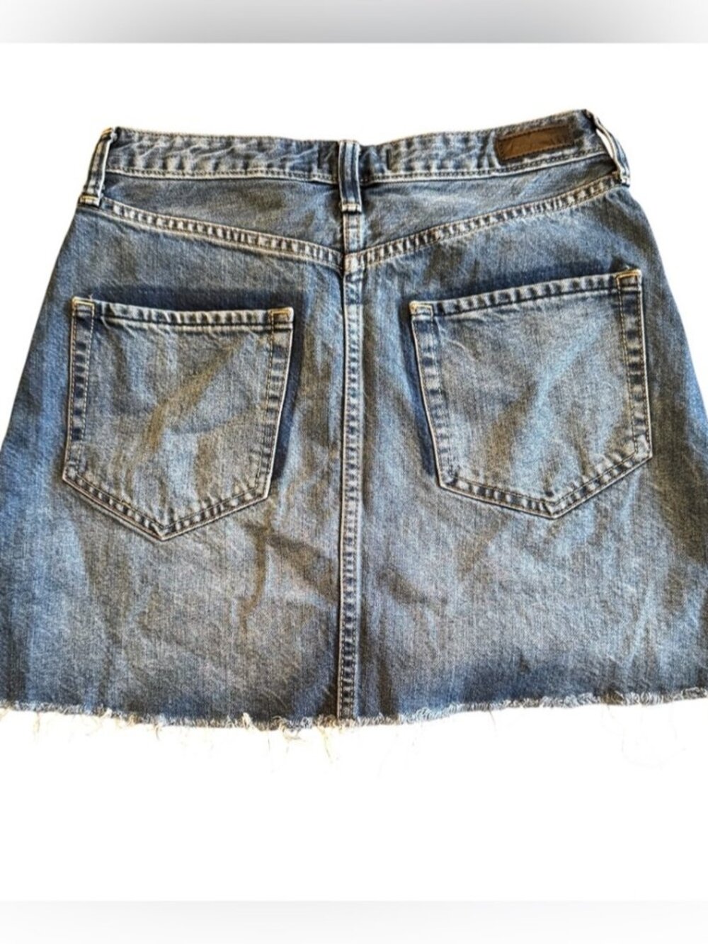 Blue Denim Mini Skirt - Picture 2 of 2